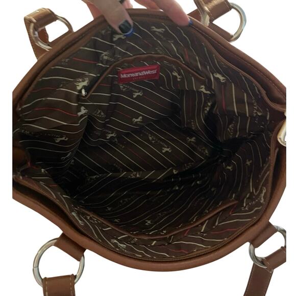 Montana West Tote Bag Vegan Leather - Picture 7 of 10